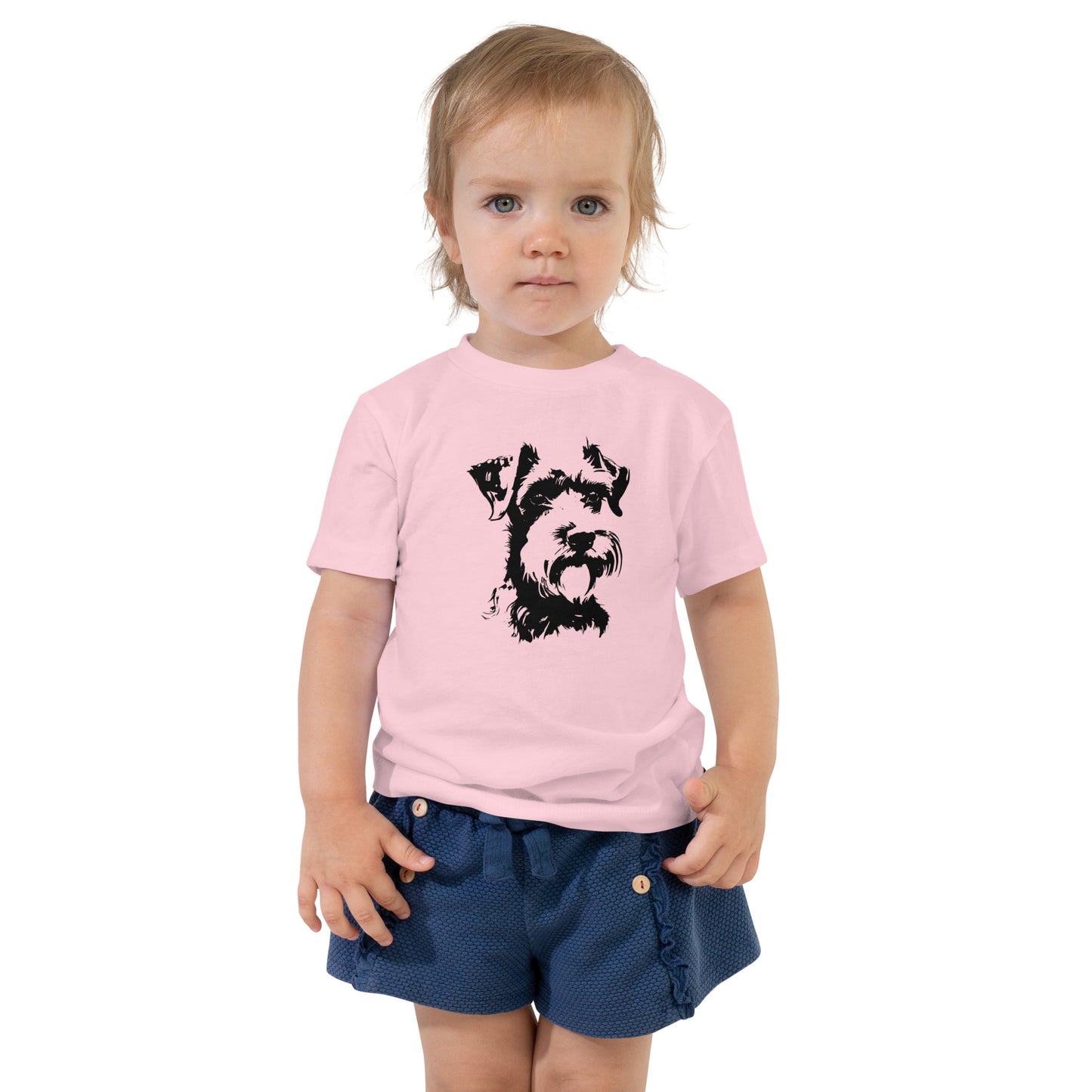 Toddler T-shirt - "Schnauzer silhouette #"