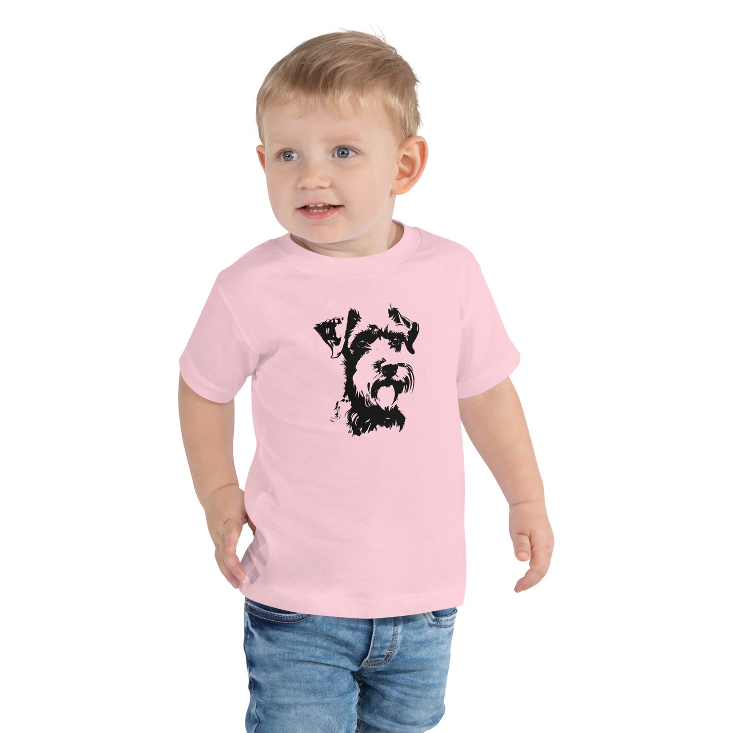 Toddler T-shirt - "Schnauzer silhouette #"