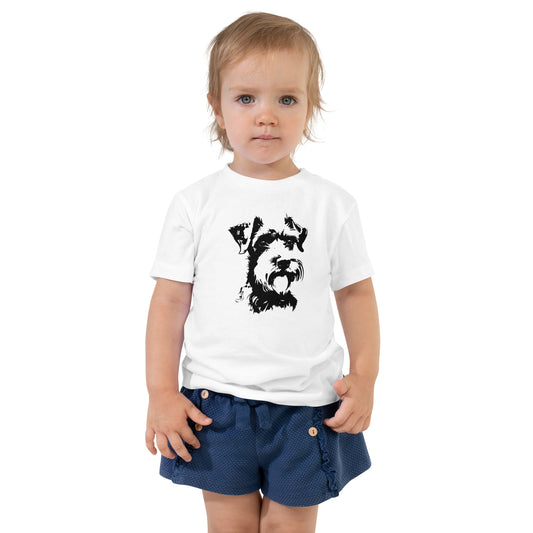 Toddler T-shirt - "Schnauzer silhouette #"