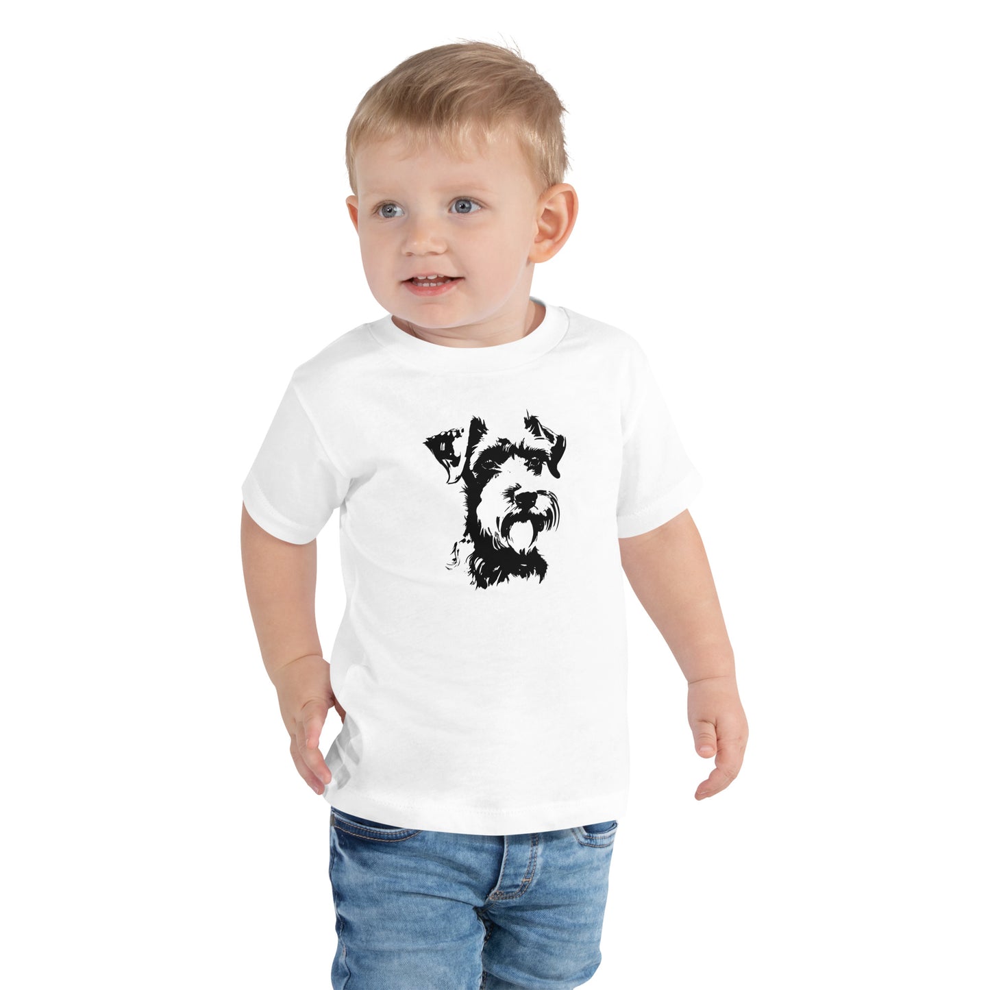 Toddler T-shirt - "Schnauzer silhouette #"