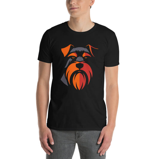 Short-Sleeve Unisex T-Shirt - "Iconic Schnauzer #1"