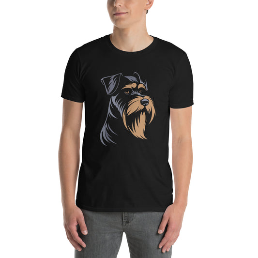 Short-Sleeve Unisex T-Shirt - "Iconic Schnauzer #4"