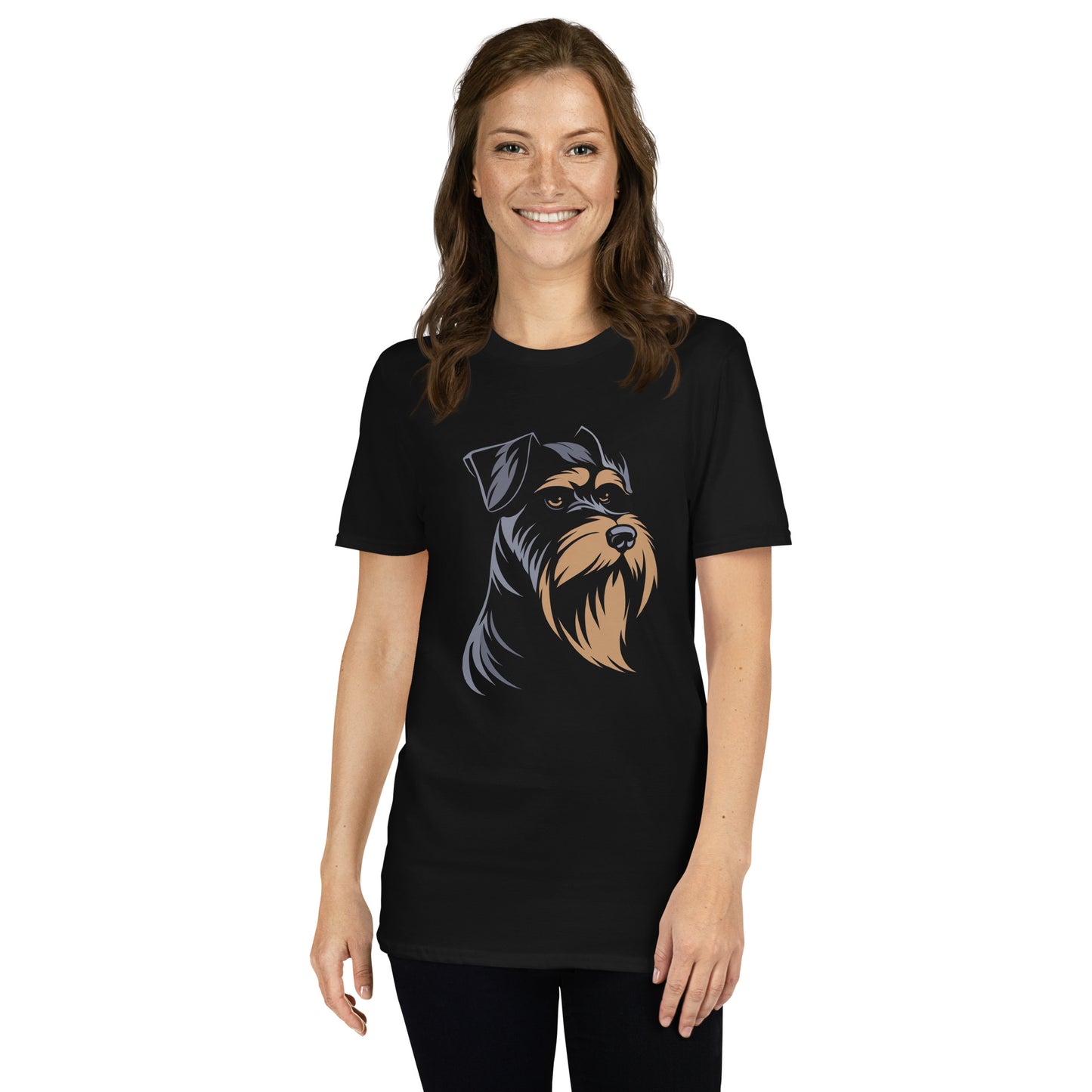 Short-Sleeve Unisex T-Shirt - "Iconic Schnauzer #4"