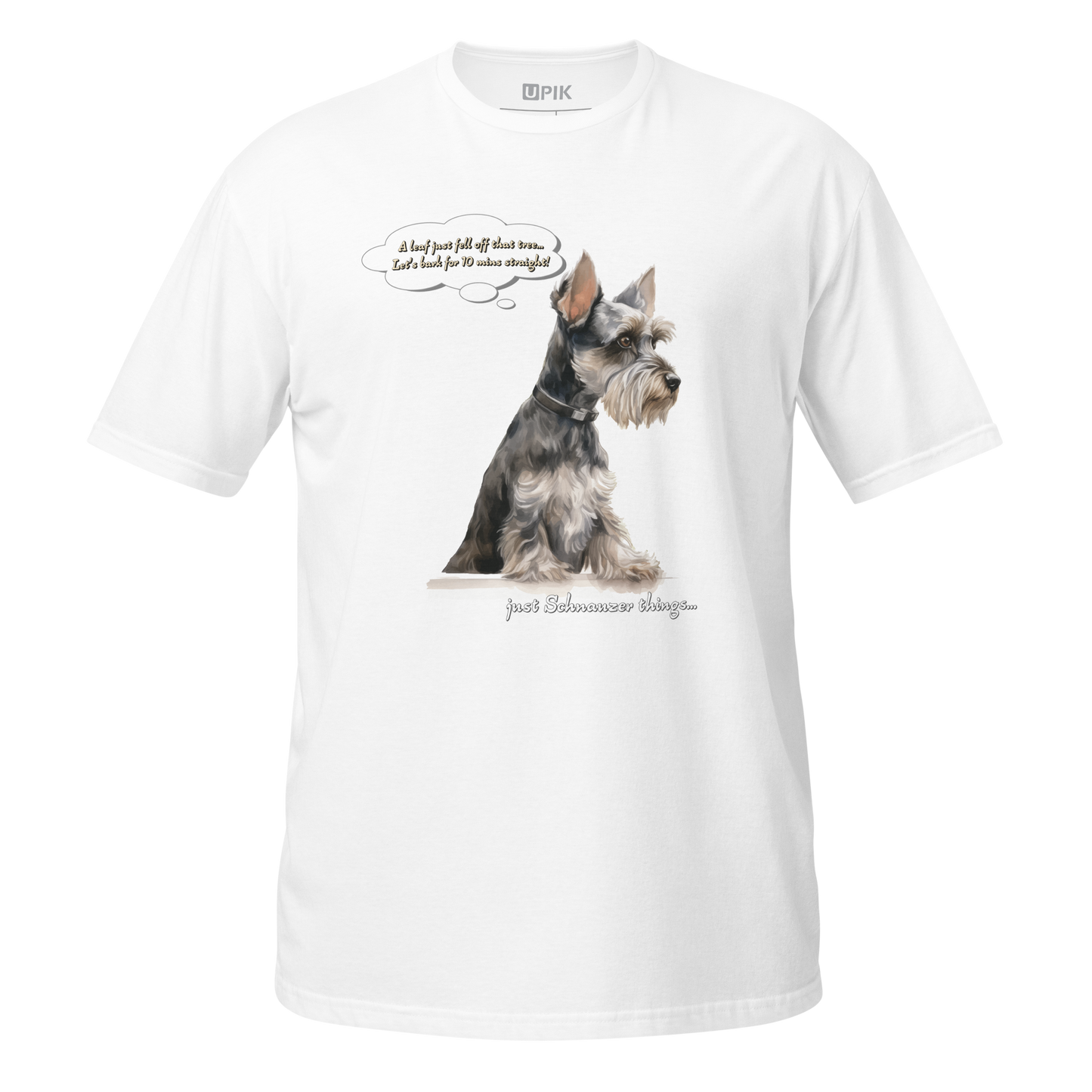 Short-Sleeve Unisex T-Shirt "Schnauzer's Day"