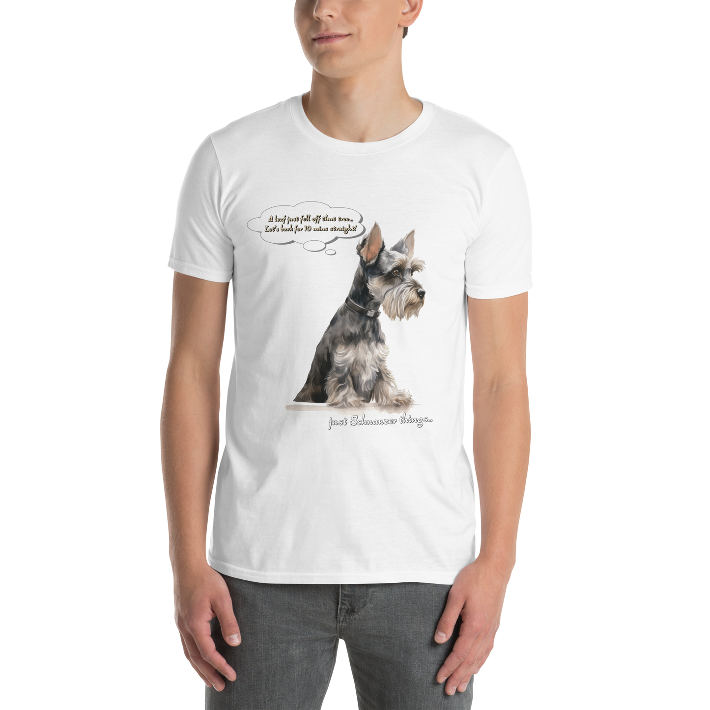 Short-Sleeve Unisex T-Shirt "Schnauzer's Day"