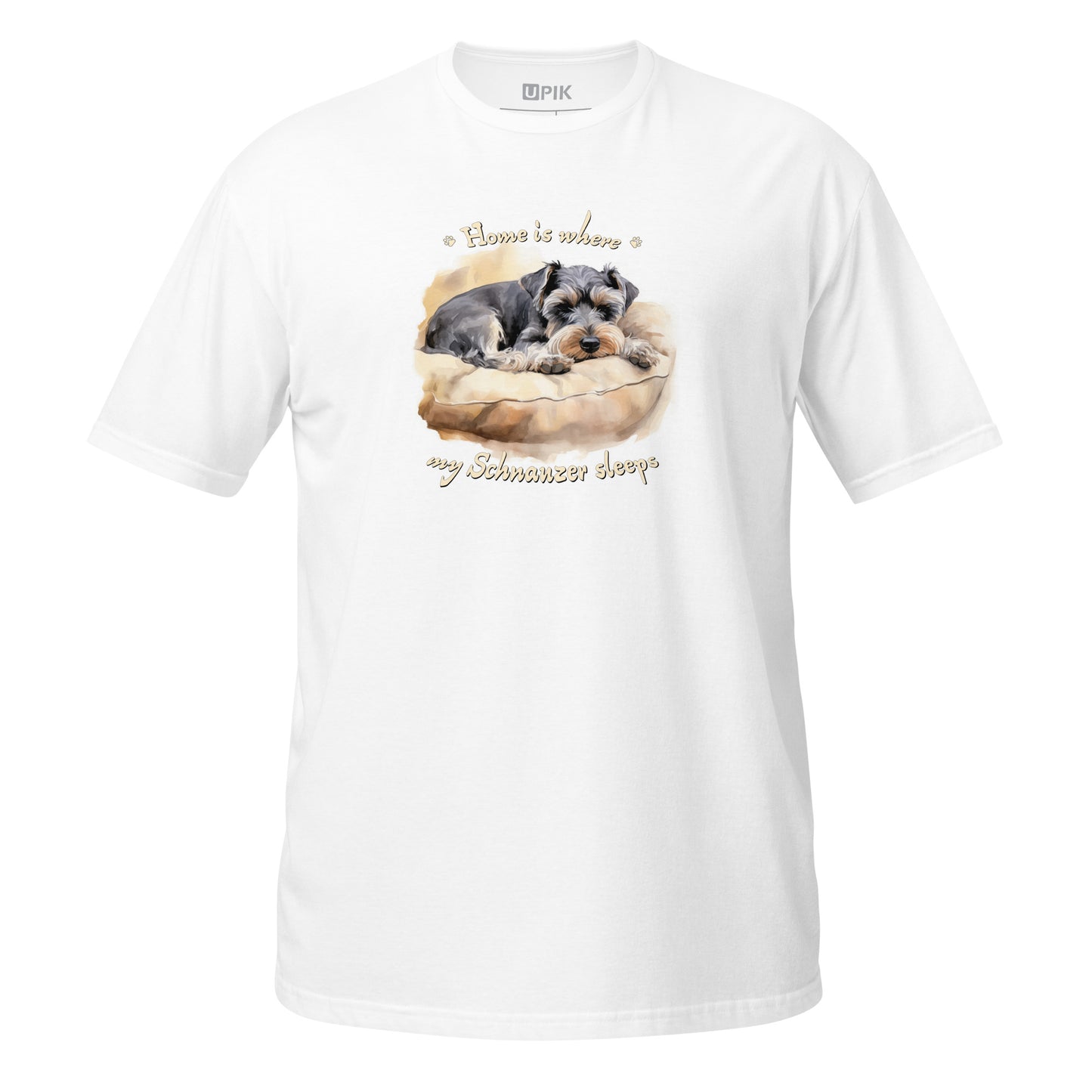 Short-Sleeve Unisex T-Shirt "Schnauzer home"