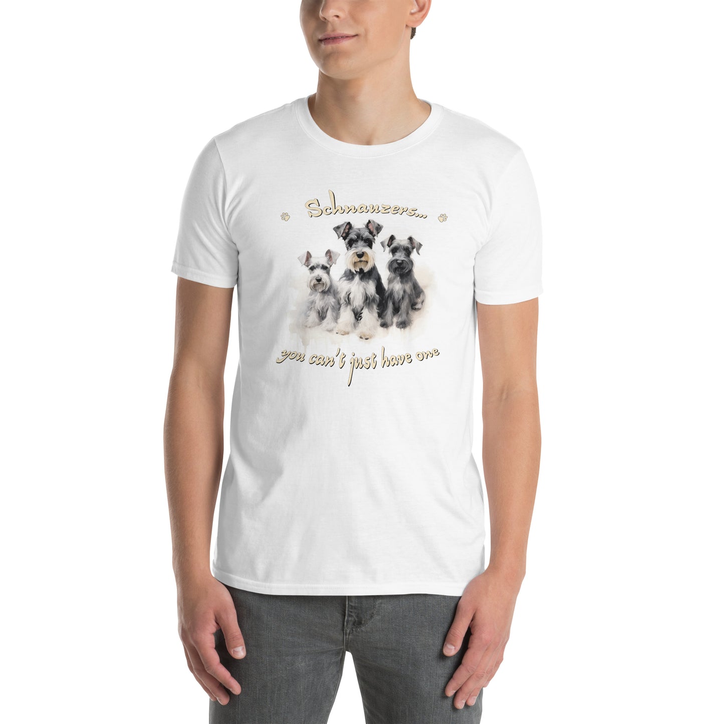 Short-Sleeve Unisex T-Shirt "More Schnauzers"