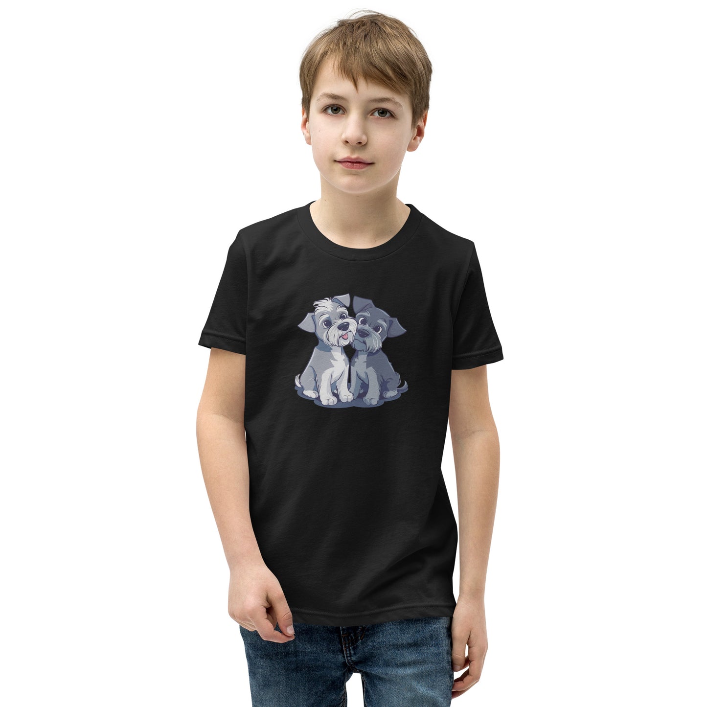 Unisex Youth T-Shirt - "Schnauzer Chibi #6"