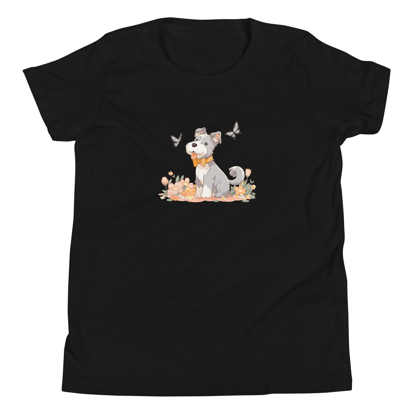 Unisex Youth T-Shirt - "Schnauzer Chibi #4"