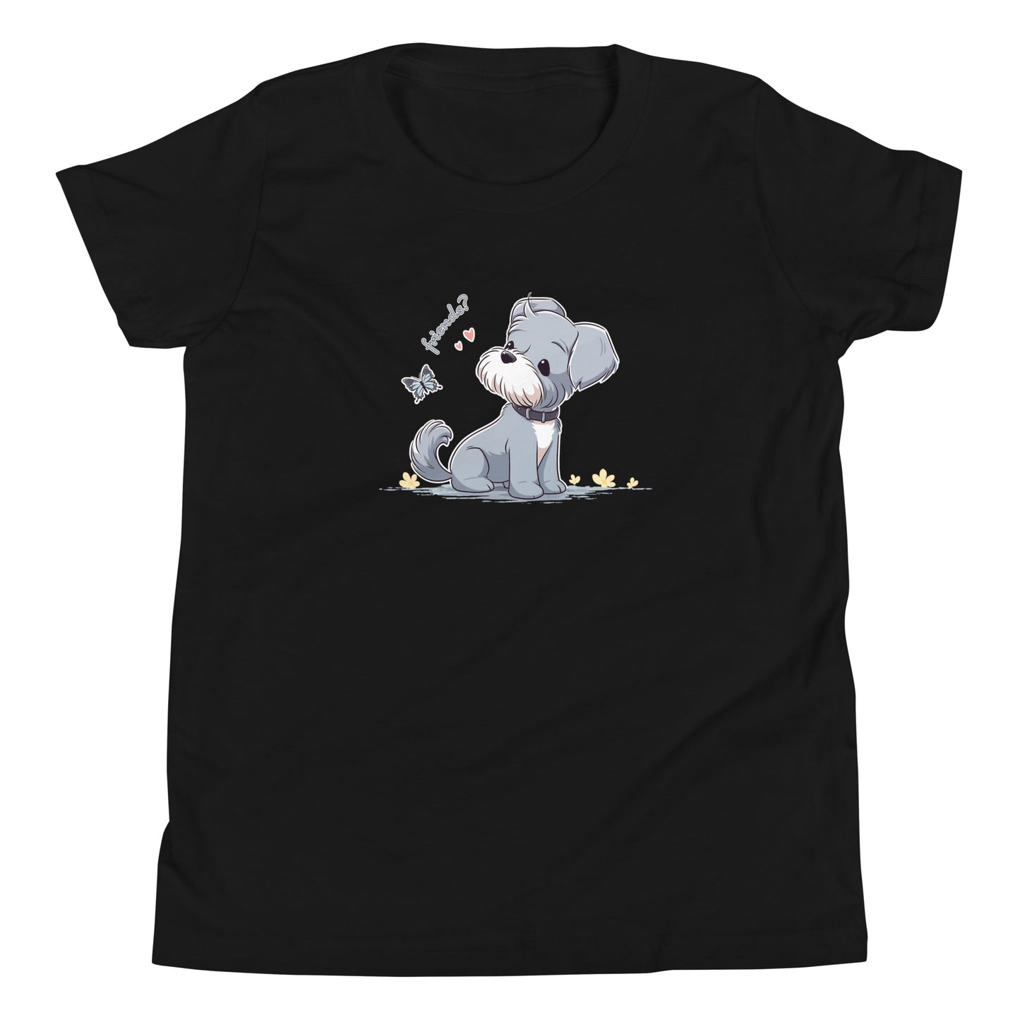 Unisex Youth T-Shirt - "Schnauzer Chibi #3"