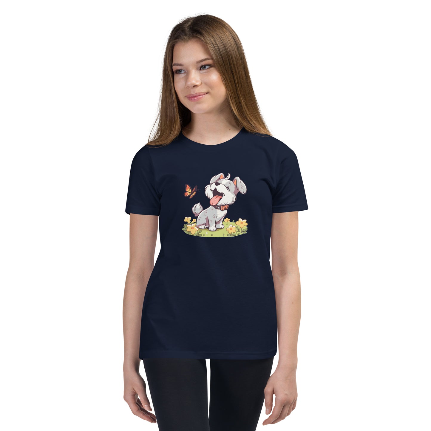 Unisex Youth T-Shirt - "Schnauzer Chibi #5"