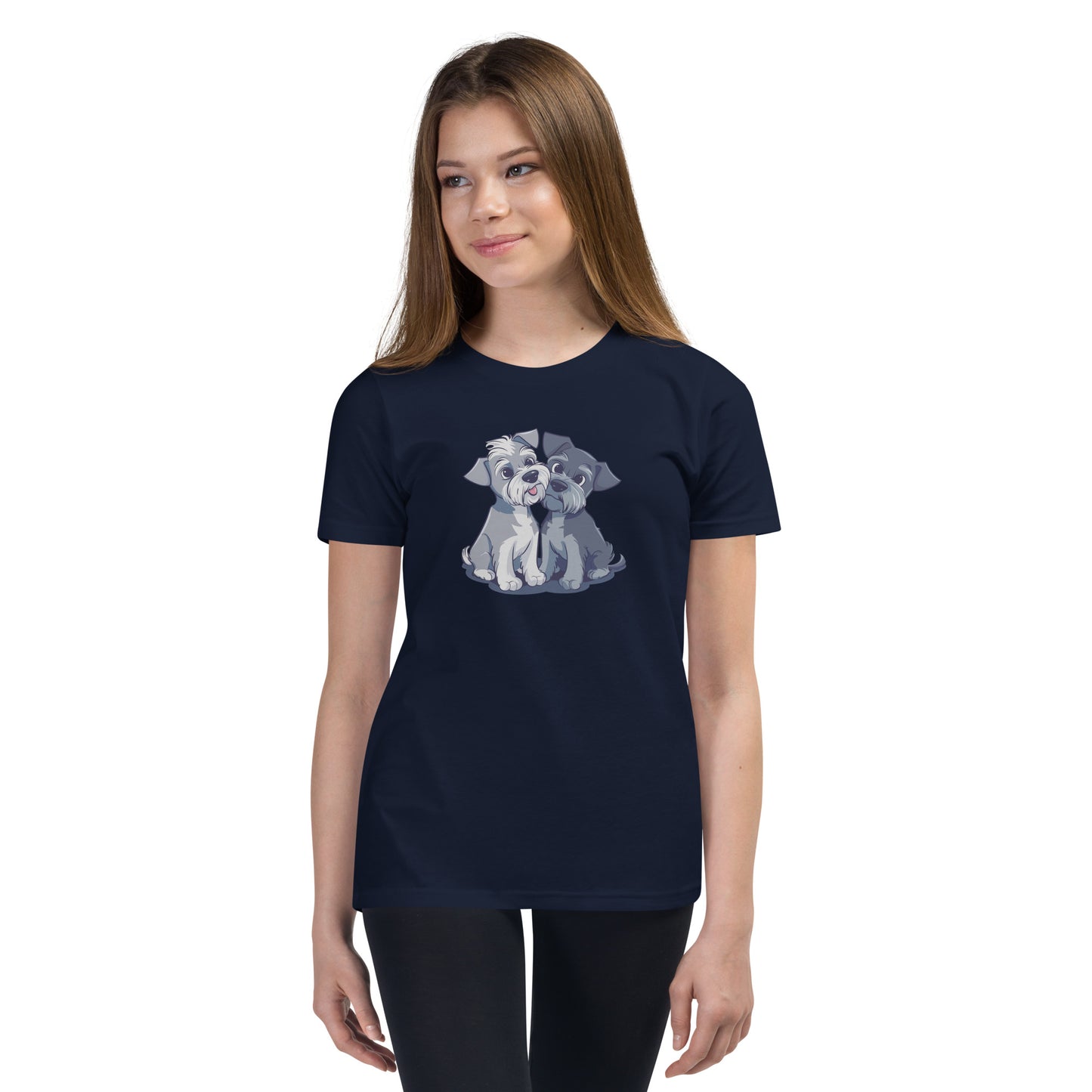 Unisex Youth T-Shirt - "Schnauzer Chibi #6"