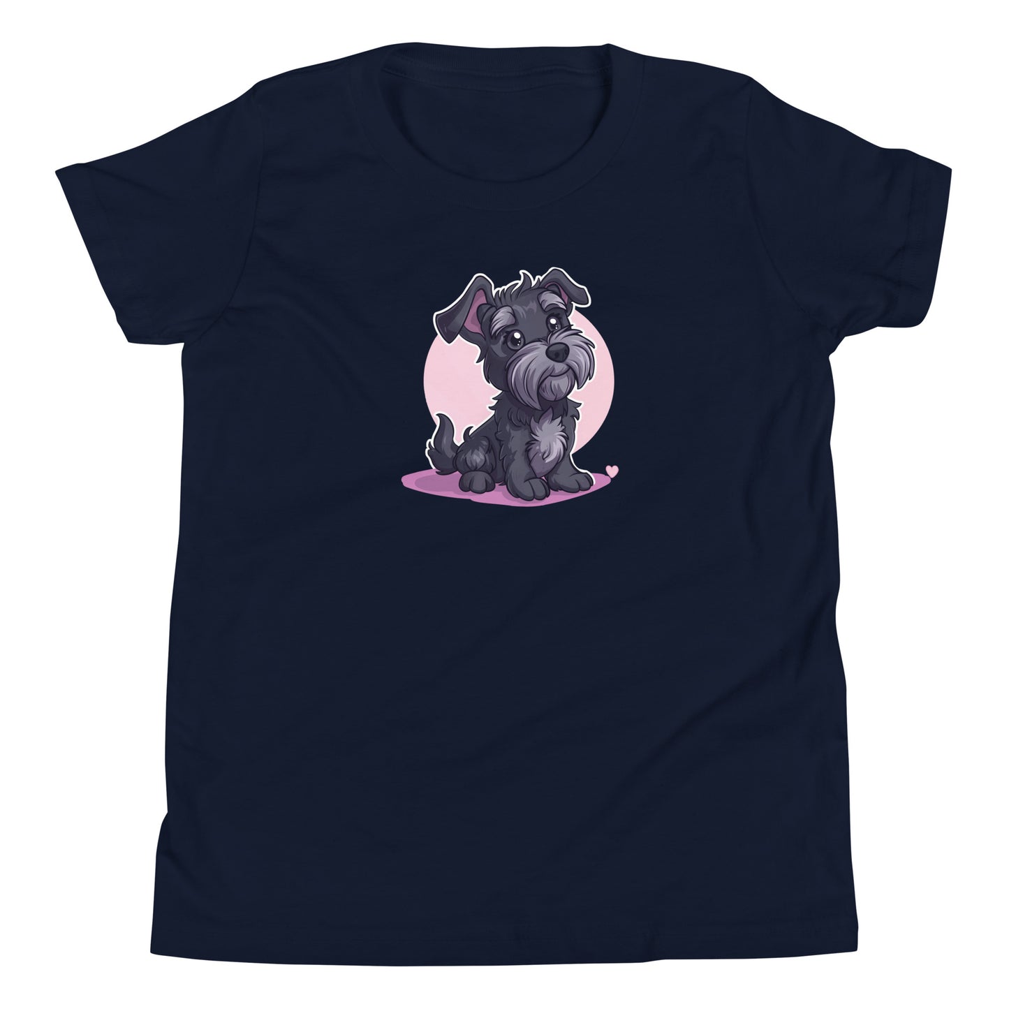 Unisex Youth T-Shirt - "Schnauzer Chibi #1"