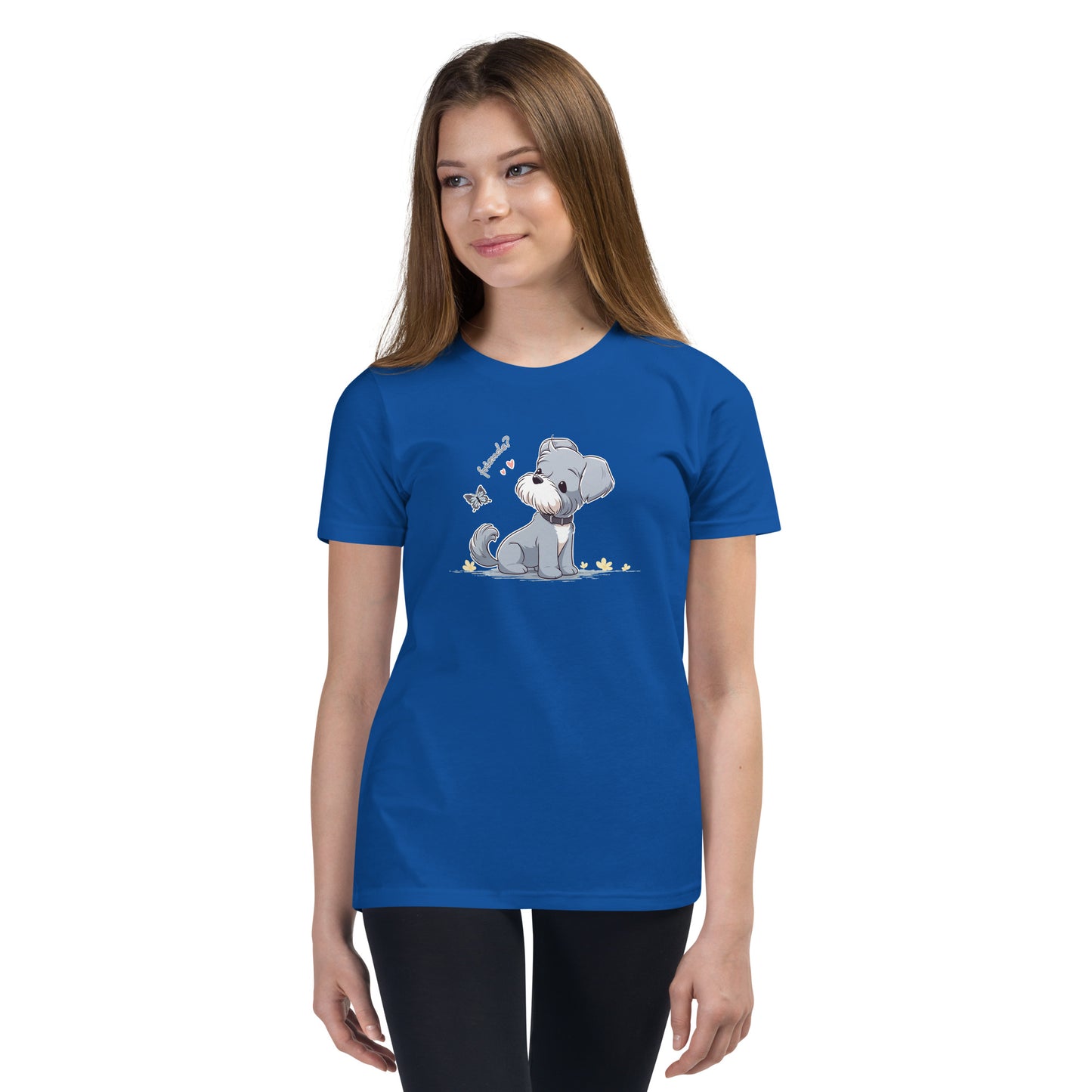 Unisex Youth T-Shirt - "Schnauzer Chibi #3"