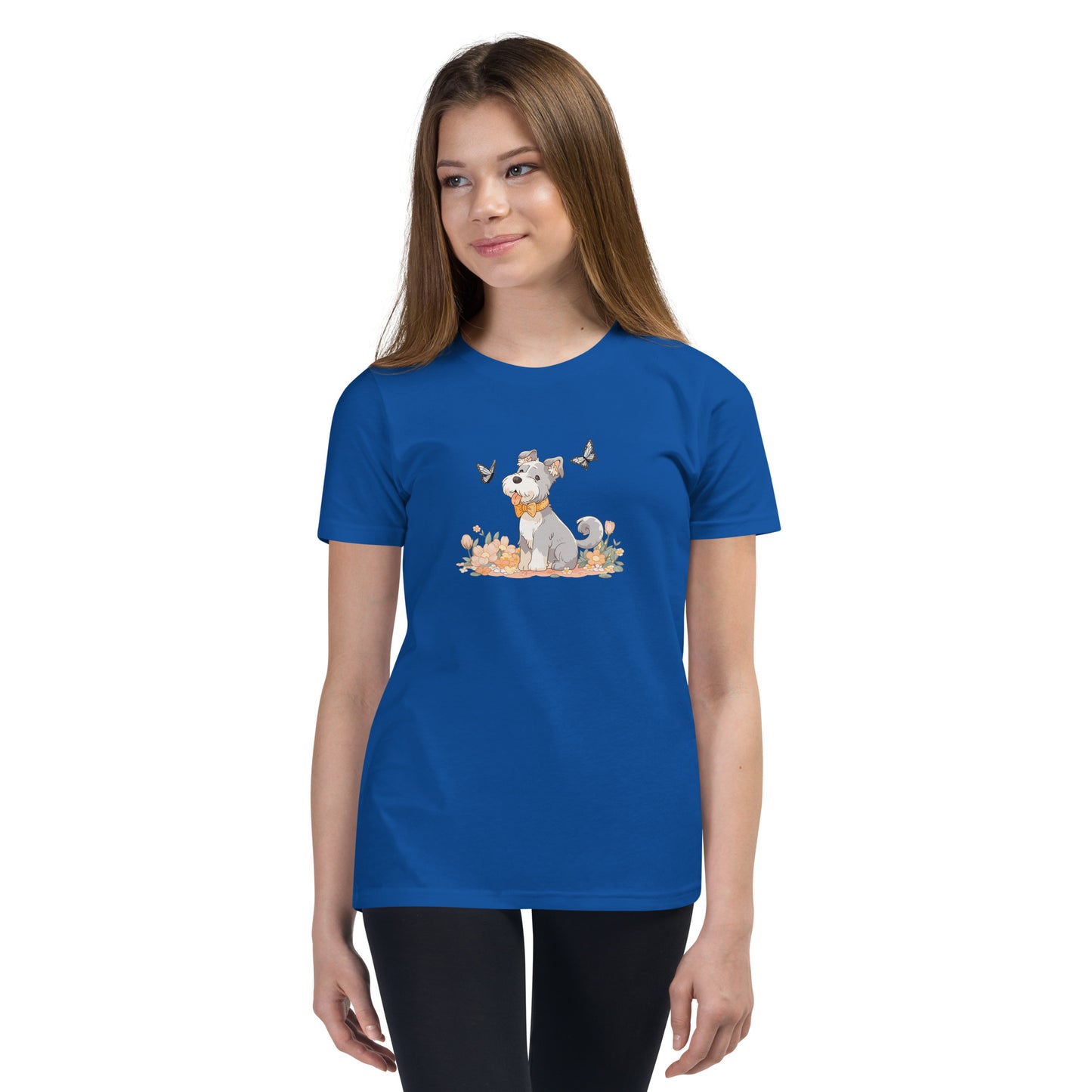 Unisex Youth T-Shirt - "Schnauzer Chibi #4"