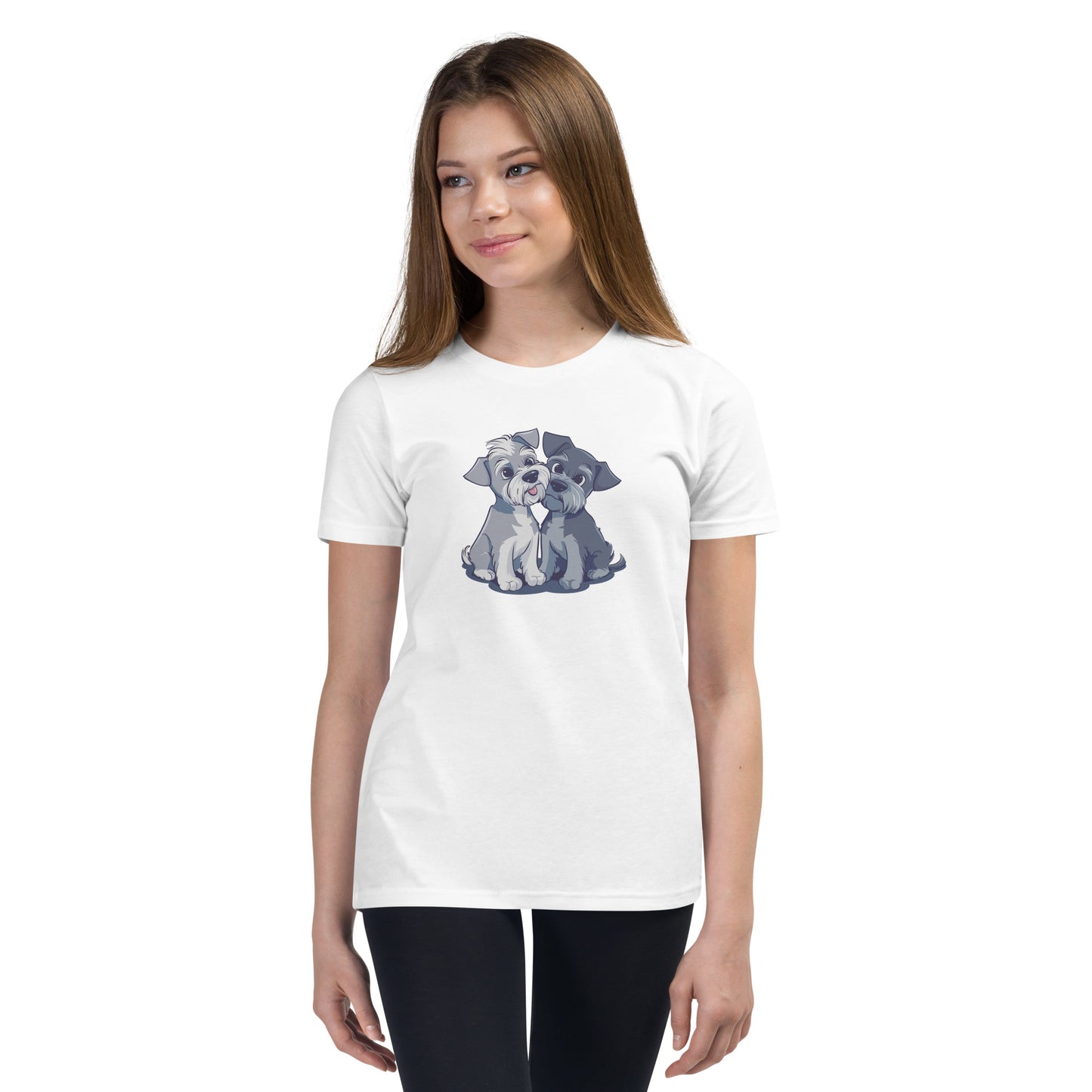 Unisex Youth T-Shirt - "Schnauzer Chibi #6"