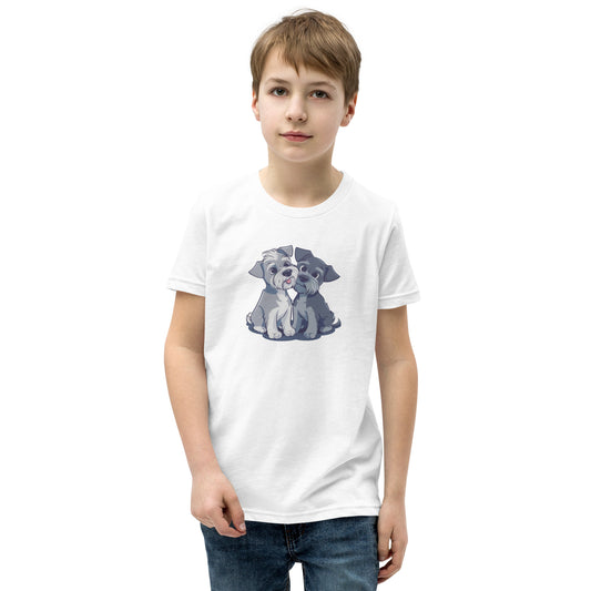 Unisex Youth T-Shirt - "Schnauzer Chibi #6"