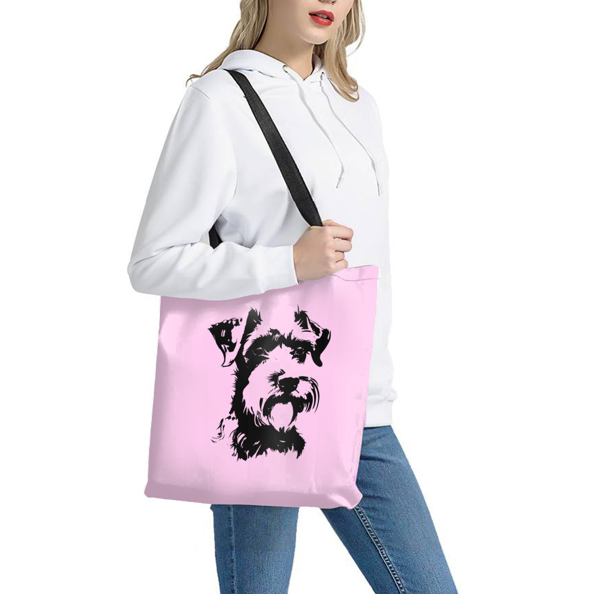 Shopping bag - Schnauzer silhouette (multiple colour options)