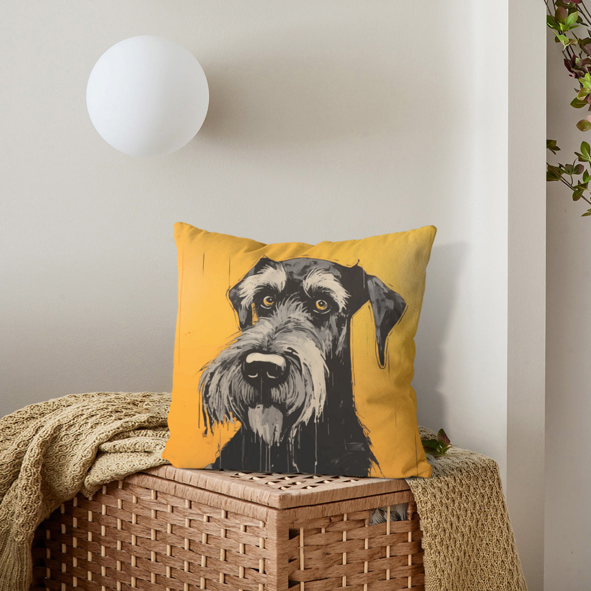 Schnauzer Pillow - "Giant #1"