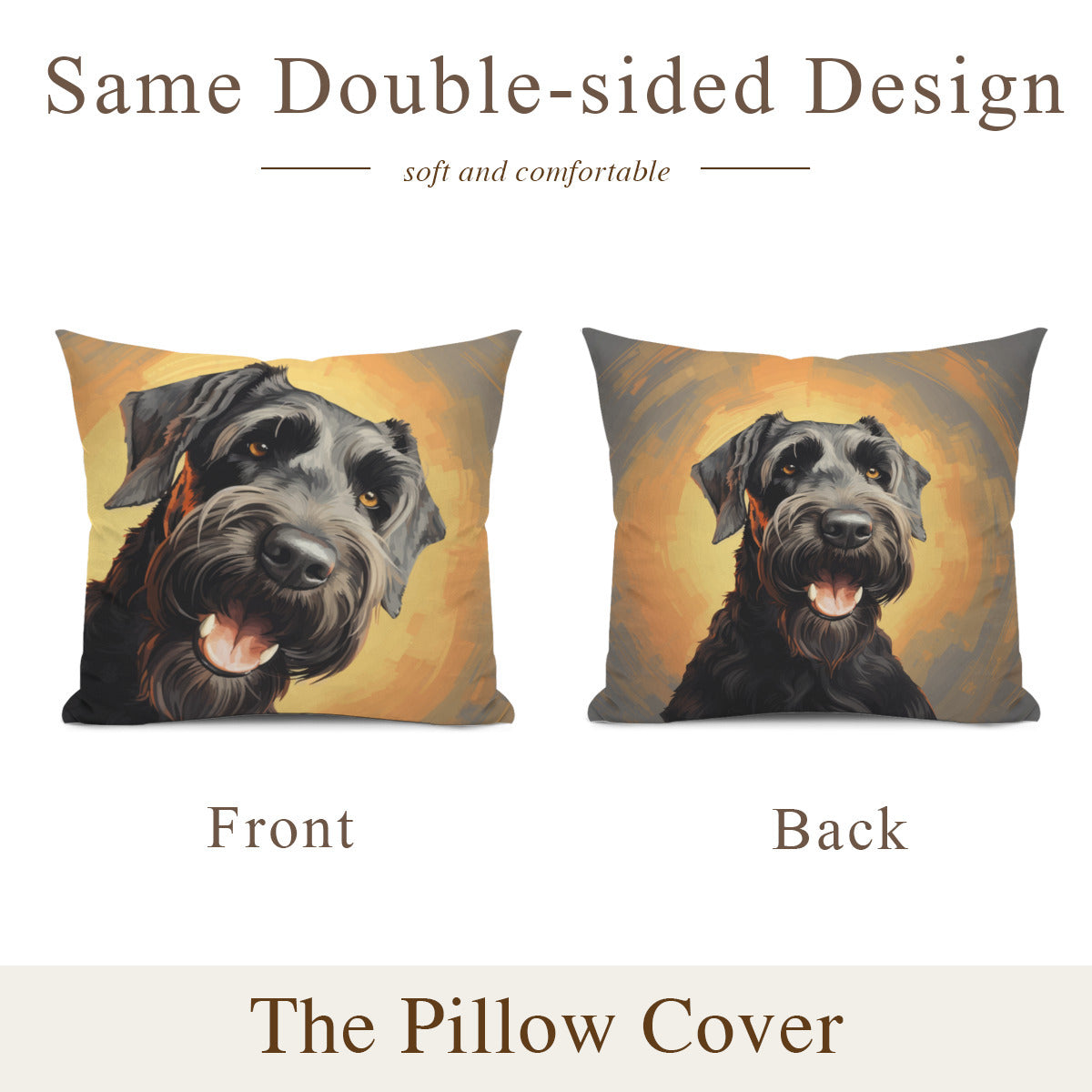 Schnauzer Pillow - "Giant #2"